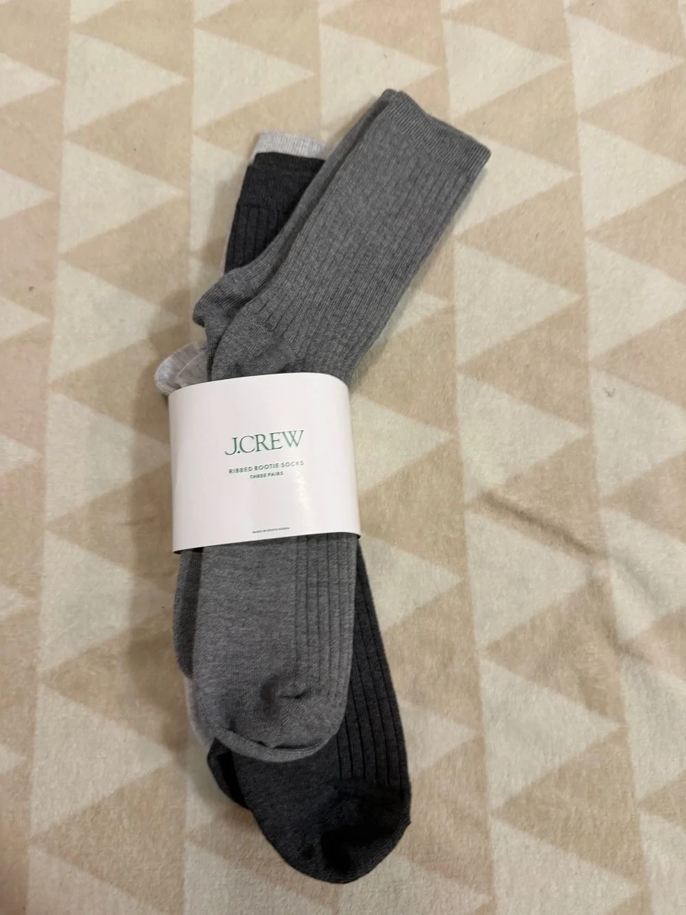 J crew Ribbed trouser socks three-pack Item CD386